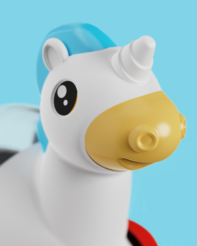 Unicornio, juguete Mercotoys