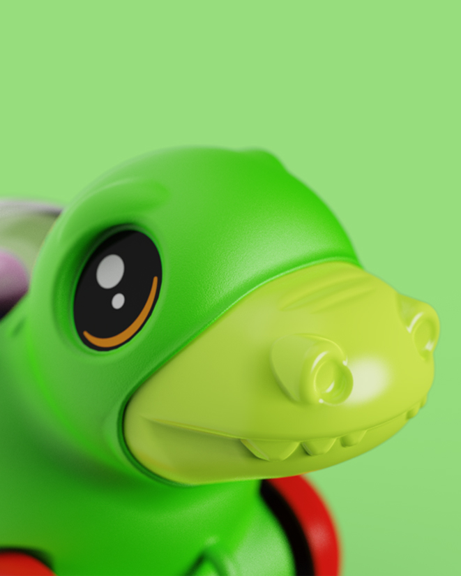 Juguete Mercotoy cocodrilo.